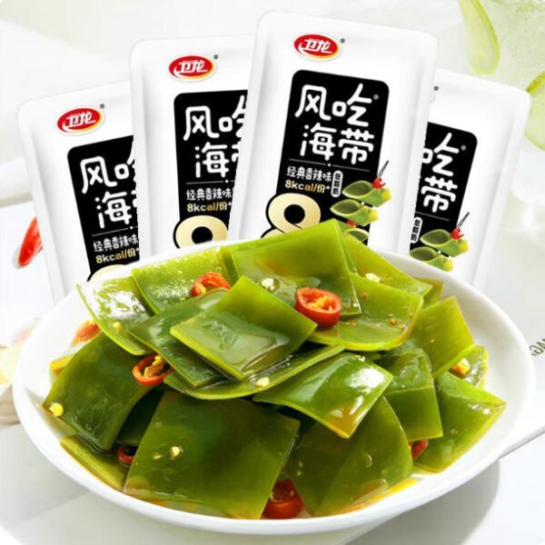 加量不加價衛龍風吃海帶香辣酸辣味休閒零食品低脂低卡解饞下飯菜