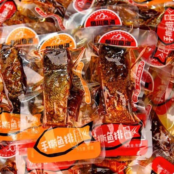 香辣手撕魚排 魚山魚海 辦公室休閒零食